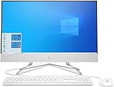 HP - PC 24-df1006nl All-In-One, Intel Core i3-1115G4, RAM 8 GB, SSD 512 GB, Grafica Intel UHD, Windows 10 Home, Schermo 23.8” FHD, Casse Audio, Webcam, USB-C, HDMI, Mouse e Tastiera Inclusi, Bianco