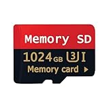 Scheda SD 1024GB - Card Alta Velocità Scheda TF 1024GB Impermeabile Memoria SD Mini Memory Card con Smartphone/Fotocamera/Tablet/Drone/Smart TV