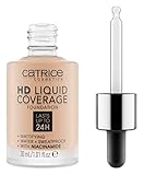Catrice HD Liquid Coverage Fondotinta Viso Effetto Opacizzante, lunga durata, opacizzante, 30-Sand Beige, (30ml)