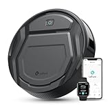 LEFANT Robot Aspirapolvere,Potenziamento del Tappeto,2200Pa,120 Minuti,Piccolo aspirapolvere robot 7,8 cm sottile 28 cm Diam,Wi-Fi/App/Alexa,Ideale per peli di animali domestici M210P Grigio