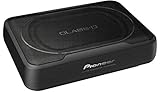 Subwoofer attivo Pioneer TS-WX130EA, potente subwoofer con alloggiamento con potenza massima di 160 W, subwoofer 20 x 13 cm in alloggiamento MDF, membrana IMPP, nero, potenza di ingresso nominale 50 W