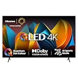 Hisense TV 50' QLED 4K 50E77NQ, Smart TV VIDAA U7, Dolby Vision, HDR 10+, Game Mode Plus, Dolby Atmos, Alexa Built-in, VIDAA Voice, Tuner DVB-T2/S2 HEVC 10, lativù 4K
