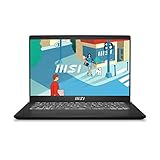 MSI Modern 14 C13M-613IT, Notebook 14' FHD 60Hz, Intel i7-1355U, Intel Iris Xe, RAM 16GB DDR4 3200MHz, 512GB SSD PCIe3, WiFi 6, Win 11 Home, Layout e Garanzia ITA, Nero