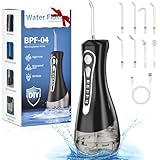 Idropulsore Dentale Portatile con 8 Ugelli E 3 +DIY Modalità，320 ML Irrigatore Idropulsore Ricaricabile, IPX7 Impermeabile Idropulsore Dentale Portatile, per La Casa E Il Viaggio Water Flosser