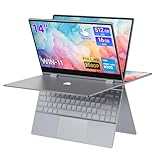 BMAX 2 in 1 Notebook 14 Pollici PC Touch Screen Alder Lake N100 CPU 16GB RAM 512GB SSD Convertibile 360° Win 11 Pro Computer Portatile, Tastiera Retroilluminata 1920×1080 IPS Bluetooth 4.2 Type Cx2