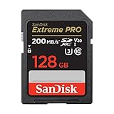 SanDisk 128GB Extreme PRO scheda SDXC + RescuePro Deluxe fino a 200 MB/s UHS-I Class 10 U3 V30