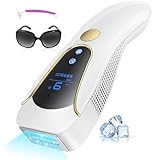 3 In 1 Epilatore Luce Pulsata con Ghiaccio Funzione, 999,900 Luce Pulsata, Epilatore a luce pulsata IPL con 9 Livelli di Energia (Max 19,35J), Epilatore Laser per Donna,Uomo,Viso, Ascelle, Braccia