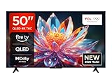 TCL 50T6C 50' QLED TV 4K HDR, FireTV (SmartTV con Dolby Vision e Atmos, HDR10+, Premi e Chiedi ad Alexa)