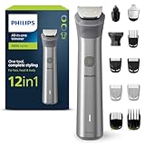 Philips Series 5000 All-in-one Rifinitore, Multigroom 12 in 1 per viso, testa e corpo, 14 impostazioni di lunghezza (0,5-16 mm). Un unico strumento, styling completo (modello MG5950/15)