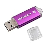 SIMMAX Chiavetta USB 32GB Pen Drive USB 2.0 Unità Memoria Flash (32GB Viola)