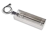 CBE Elettrodomestici 9010100SS bistecchiera elettrica in Acciaio, 1800 W, Stainless Steel, Bianco