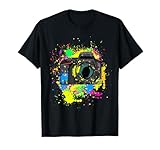 fotocamera colorata con regalo di colore per fotocamera e fotografo Maglietta