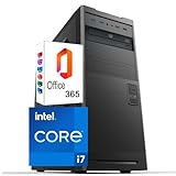 Betazon PC Fisso Desktop NUOVO • Cpu intel core i7-6700 • 32GB RAM DDR4 • 1TB SSD • Windows 11 Pro • WiFi • Office 365 • Pronto All'Uso • USB 3.0 • PC Professionale per Ufficio, Casa, Scuola