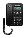 Motorola CT202 Telefono Corded Nero