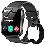 IOWODO Smartwatch Uomo Donna,Orologio Fitness con Chiamate,1.85' Smart Watch Monitor del SpO2/ Sonno,24H Cardiofrequenzimetro,100 modalità Sportive,Fitness Tracker per Android iOS