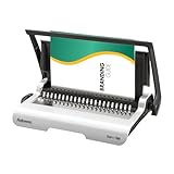 Fellowes Star+ Rilegatrice a pettine 150 con contenitore – Perfora fino a 15 fogli A4 – Rilega fino a 150 fogli – Manuale – Ideale per casa o piccolo ufficio