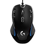 Logitech G300s Mouse Gaming Ottico, 2.500 DPI, RGB, Design Leggero, 9 Pulsanti ‎ Programmabili, Memoria Integrata, Per Entrambe le Mani, Compatibile con PC/Mac/Laptop, Nero