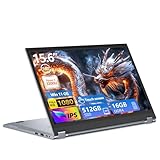 PC Portatile 2 in 1, Notebook R3 3200U CPU, Win 11 PC Portatile 16 GB RAM 512 GB SSD, 15,6 Pollici Notebook 1080P Touchscreen Flip 360°, Radeon Graphics GPU, Laptop con RJ45+USB 3.0+Mini-HDMI+Webcam