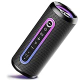 Cassa Bluetooth Portatile Potente, Altoparlante Bluetooth con 3 EQ Modalità, IPX7 Speaker Bluetooth 5.4 Accoppiamento TWS, 30H di Autonomia con 3 Luci RGB Regolabili, Supporto Micro-Con, AUX, TF
