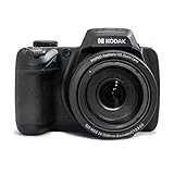 KODAK Pixpro AZ528 - Fotocamera Bridge Digitale 16 Megapixel, Zoom Ottico 52X, Stabilizzazione Ottica, Schermo LCD 3 pollici, Video Full HD 1080p, Batteria Li-ion - Nero