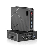 origimagic C4 Mini PC,con Ryzen 5 3550H Processor(fino a 3,7GHz) Light Gaming PC,16GB RAM,512GB SSD,Supporto Triple Display,USB3.2/Doppia Ethernet/Wi-Fi5/BT 5.0,Mini Desktop per Ufficio Domestico