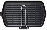 ILSA Bistecchiera per Induzione, Ghisa Smaltata, Dietella Induction, Rettangolare, Dimensioni 23x36 cm