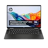 HP Spectre x360 14-eu0000sl Convertibile, Intel Core Ultra 5-125H, Intel Evo Edition, AI, RAM 16GB, SSD 1 TB, Display 13,5' Touch OLED 2.8K VRR 120Hz, Webcam 9 MP IR TNR, Windows 11, Nero
