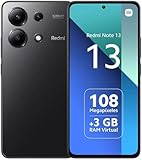 Xiaomi Redmi Note 13 4G Smartohone sbloccato,8GB + 256GB, Octa-core, display AMOLED da 120 Hz, tripla fotocamera da 108 MP, processore Snapdragon 685, batteria da 5000 mAh, 33 W, ricarica rapida(nero)
