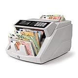 Safescan 2465-S - Contabanconote per banconote miste euro con rilevamento della contraffazione in 7 punti