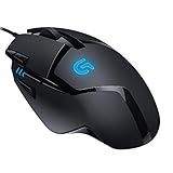 Logitech G G402 Mouse Gaming Hyperion Fury, 4.000 DPI, Design Leggero, 8 Pulsanti Programmabili, Compatibile con PC/Mac/Laptop, PC/Mac - Nero