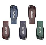 SanDisk Cruzer Blade Unità flash USB da 32 GB, Confezione da 5 unità