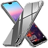 iVoler Cover per Huawei P20, Custodia Trasparente per Assorbimento degli Urti con Paraurti in TPU Morbido, Sottile Morbida in Silicone TPU Protettiva Case