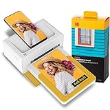 Kodak Dock Plus 4 x 6' Stampante Fotografica + 90 fogli, Stampa foto formato 10x15cm, Connessione smartphone wireless via Bluetooth