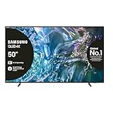 Samsung TV QE50Q60DAUXZT QLED 4K, Smart TV 50' Quantum processor Lite 4K, AirSlim, DVBT-2, Q-Symphony & OTS Lite, Integrato con Alexa e Bixby, compatibile con Google Assistant, Titan Gray 2024
