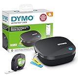 DYMO LetraTag Etichettatrice Bluetooth 200B | Stampante per etichette compatta | Si collega tramite tecnologia wireless Bluetooth | Include 1 nastro per etichette in carta bianca | Nero