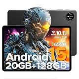 DOOGEE Tab A9 Pro Tablet Android 15, 20GB + 128GB/2TB Tablet 10 Pollici, 6580mAh Tablets Gaming, Unisoc T310, Dual Speaker, 5G WiFi, 8MP Camera, Type-C, GMS, BT 5.0, Face ID, 3.5 mm Headphone Jack