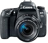 Canon Canon EOS 77D EF-S 18-55 IS STM Kit Tappo per orecchie, 8 cm, Nero (Black)