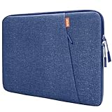 JETech Borsa per PC da 13-14 Pollici MacBook Air/Pro (M4/M3/M2/M1) 2021-2025, 13-13,6 Pollici Laptop Notebook, Impermeabile Sleeve Caso con Tasche (Blu Cobalto)