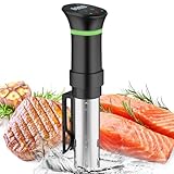 Roner Cucina a Bassa Temperatura 1000W Cottura Bassa Temperatura 25-92,5℃ e Timer Sous Vide Roner Professionale Slow Cooker Circolatore di Immersione con Display Touch LCD