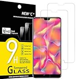 NEW'C 2 Pezzi, Vetro Temperato per Huawei P20, Pellicola Prottetiva Anti Graffio, Anti-Impronte, Senza Bolle, Durezza 9H, 0,33mm Ultra Trasparente, Ultra Resistente