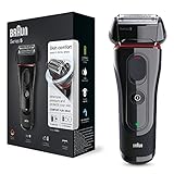 Braun Series 5 5030s Rasoio Elettrico Barba Ricaricabile a Lamina senza Fili da Uomo