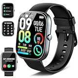 Smartwatch Uomo Donna, 1.91'HD Orologio Smartwatch con Effettua/Risposta Chiamate, Contapassi/Cardiofrequenzimetro, Orologio Fitness Tracker SpO2 Sonno, Impermeabile IP68 113+Sportive per Android iOS