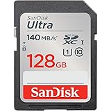 SanDisk 128 GB Ultra SDXC Scheda di Memoria, con velocità fino a 140 MB/s, prestazioni dell'app A1, UHS-I, Classe 10, U1